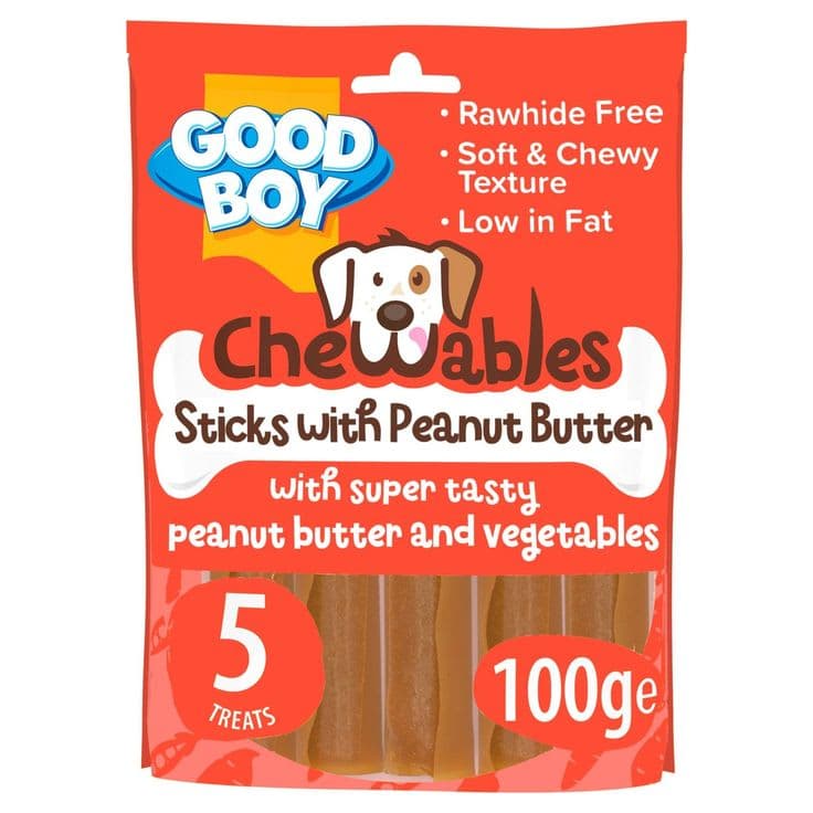 Peanut Butter Chew Sticks